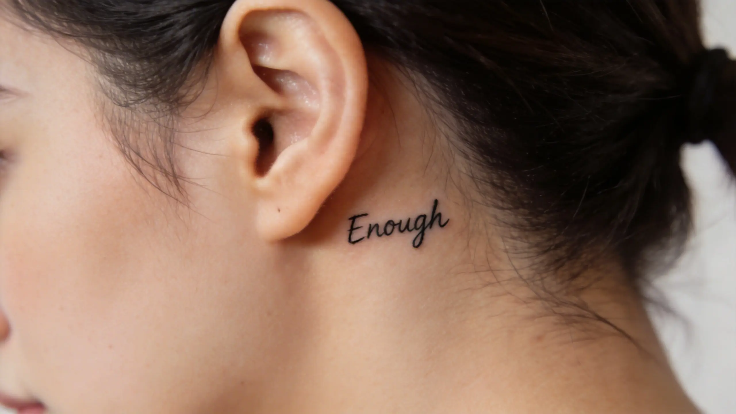 Single word mantra tattoo inspiration