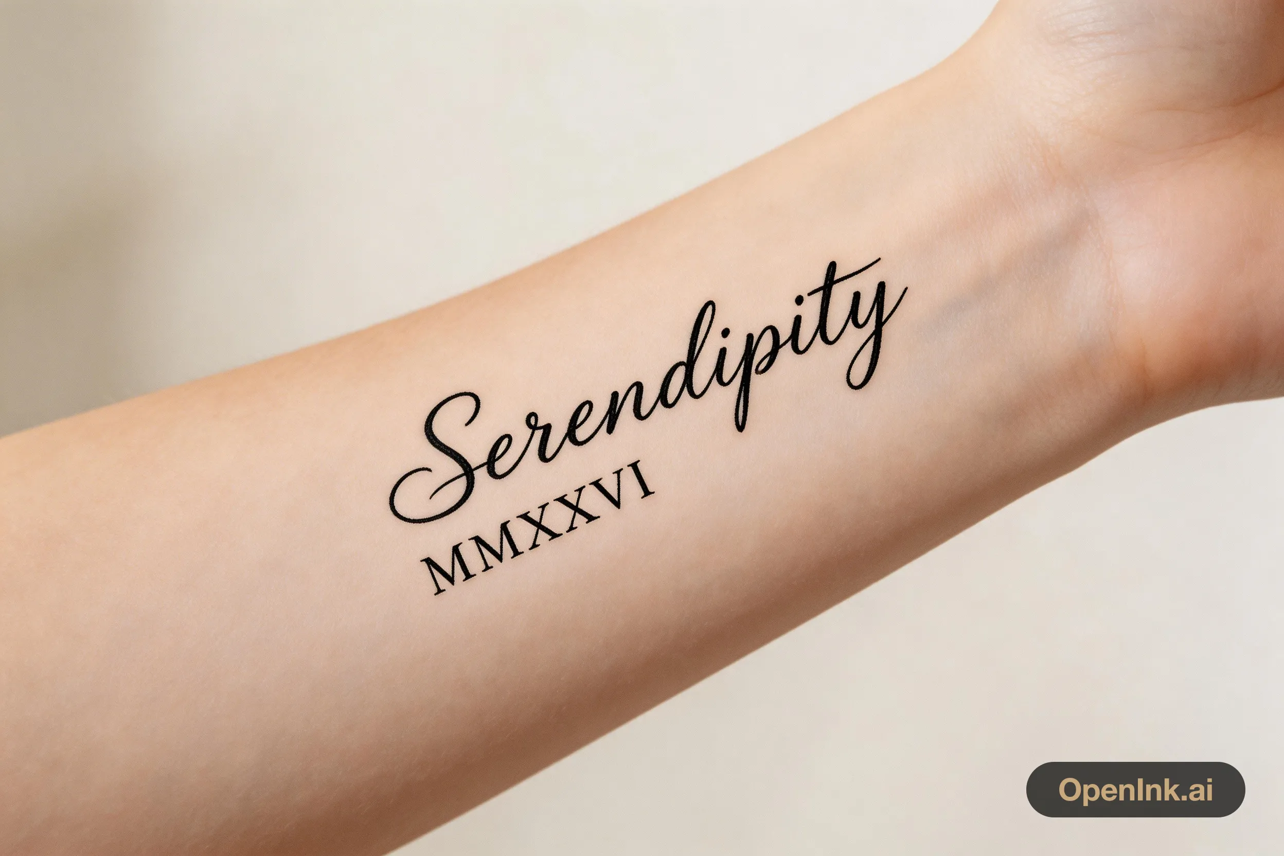 Script and date tattoo inspiration for women